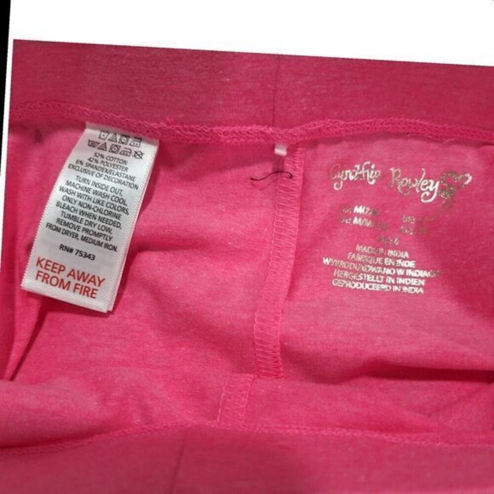 New 3 piece set of blouse and shorts‎ for girl pink/Green size 7/8 - Picture 7 of 16
